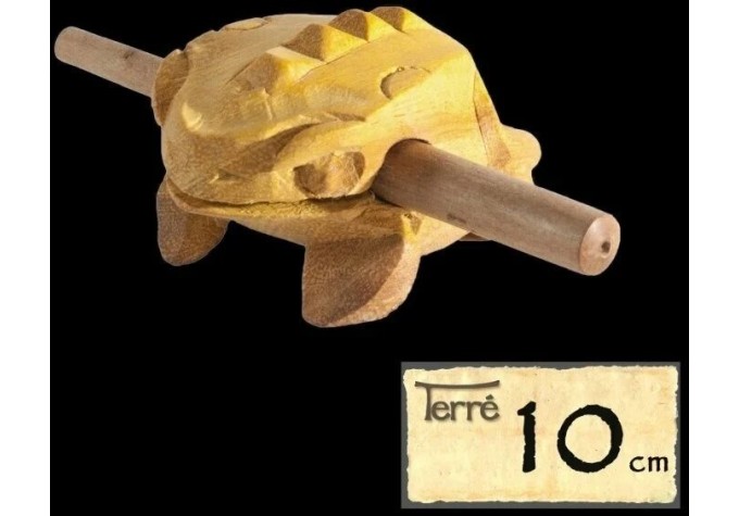Terre Sound Frog 10cm Perkusný nástroj Guiro