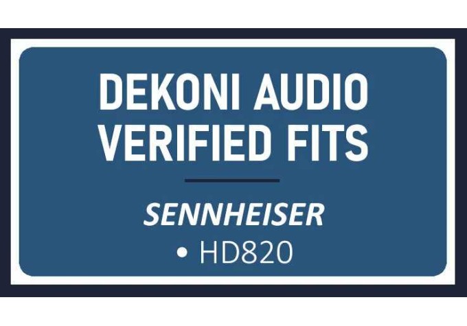 Dekoni Audio EPZ-HD820-HYB Náušníky pre slúchadlá Čierna