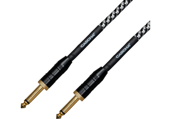 Cascha Professional Line Guitar Cable 9 m Rovný - Rovný Nástrojový kábel