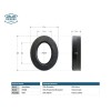 Dekoni Audio EPZ-HD600-VL Náušníky pre slúchadlá Čierna