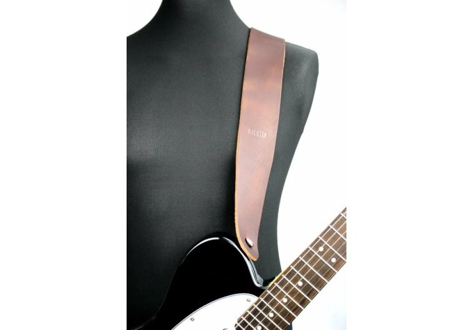 Richter Raw II Brown Gitarový pás Hnedá