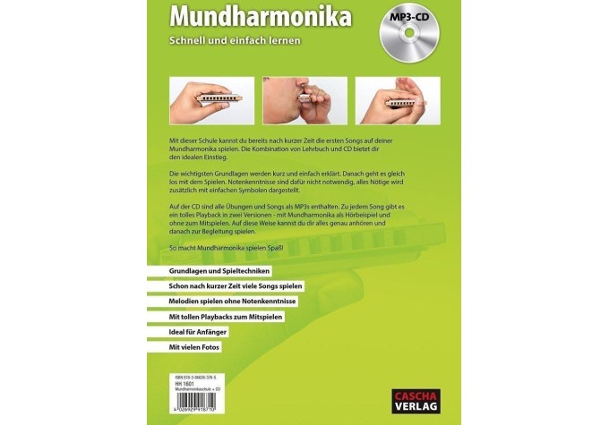 Cascha HH 1600 Blues Set Diatonická ústna harmonika
