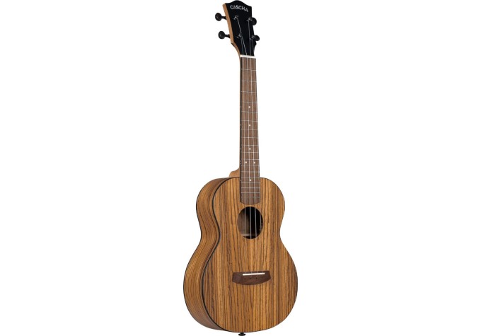 Cascha Tenor Ukulele Zebra Wood Tenorové ukulele Natural