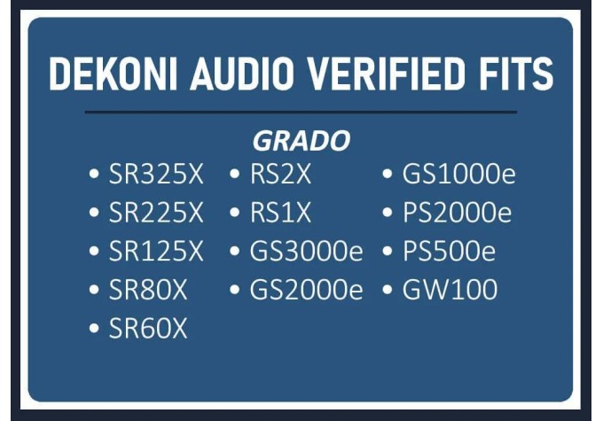 Dekoni Audio EPZ-GRADO-FNEL Náušníky pre slúchadlá Čierna