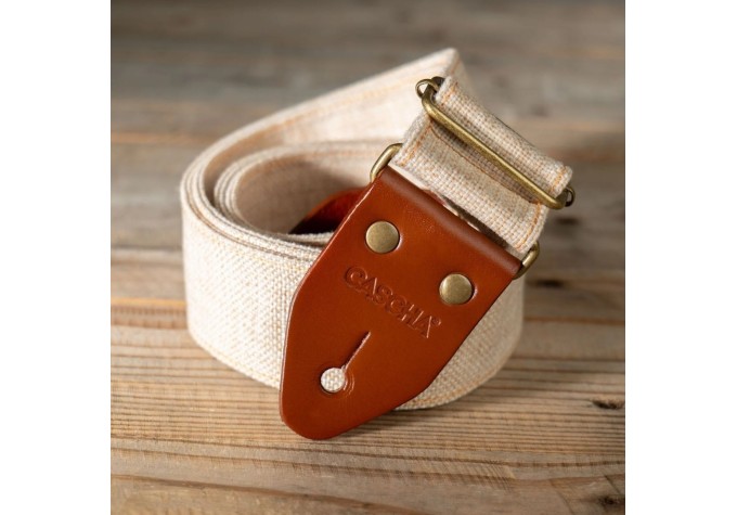 Cascha CGS-CD2 Cotton Gitarový pás Beige Linen