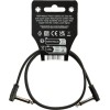 Dunlop MXR DCPR018 Ribbon Patch Cable 18in Čierna 46 cm Zalomený - Zalomený