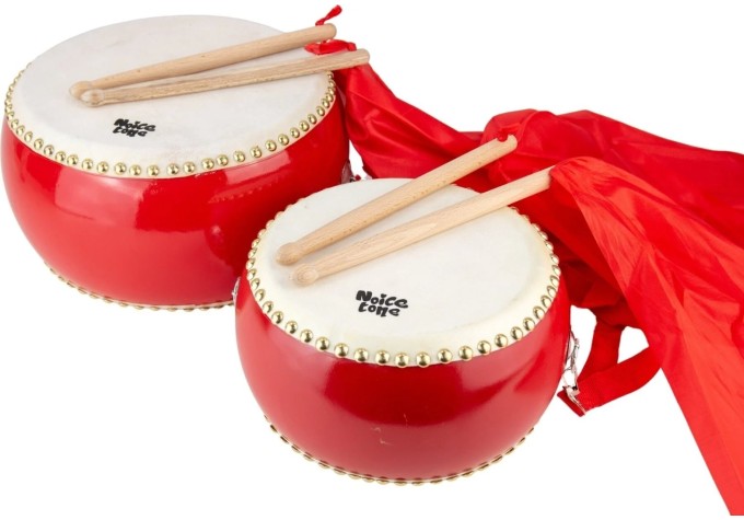 Noicetone D043-1 Drum 8" Red Ručný bubienok