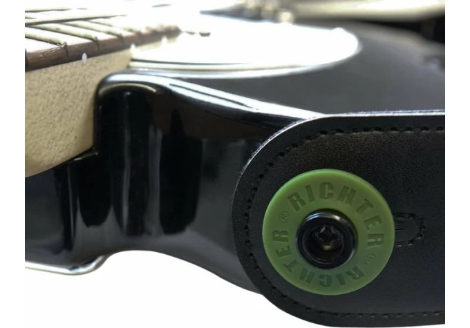 Richter Strap Securing Stops Strap Lock Black / Olive Green