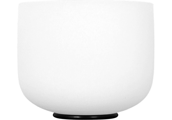 Sela 8“ Crystal Singing Bowl Set Frosted 440Hz B