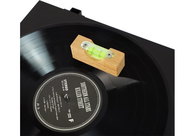 Muziker Wooden Record Bubble level Vodováha