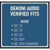Dekoni Audio EPZ-QC-CHSV2 Náušníky pre slúchadlá Čierna
