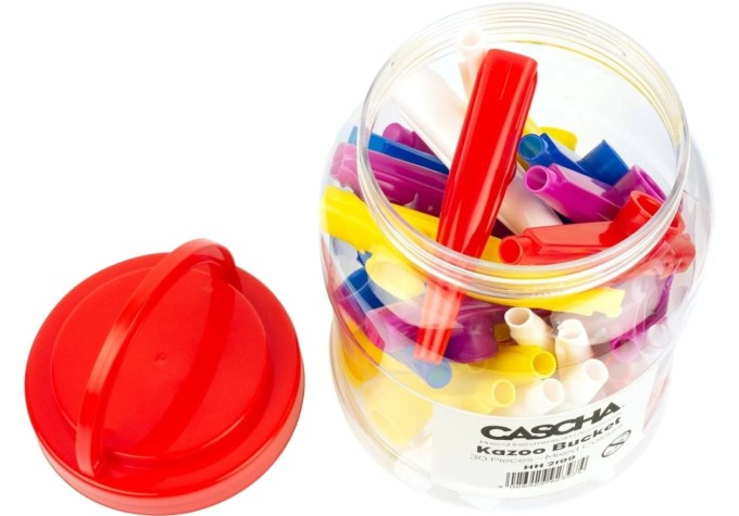Cascha Kazoo Bucket - 30 pieces Kazoo