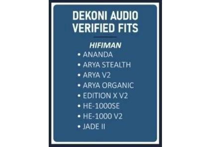 Dekoni Audio EPZ-ARYA-FNSK Náušníky pre slúchadlá Čierna