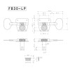 Gotoh FB30LP-4 N Nickel Ladiaca mechanika pre basgitaru