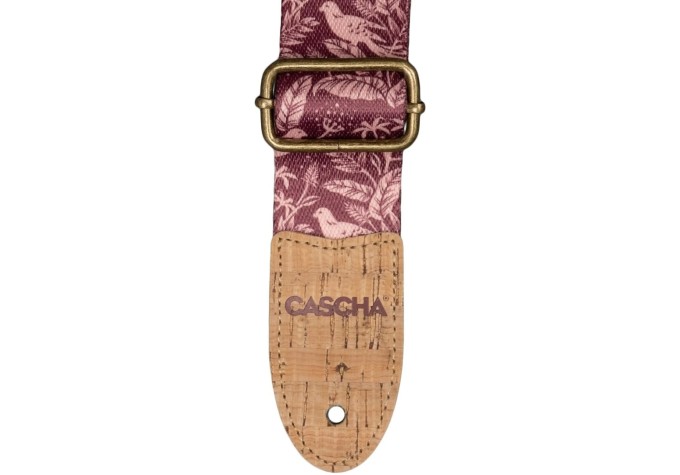 Cascha CUS-VC1 Vegan Cork Popruh pre ukulele Mauve Birds