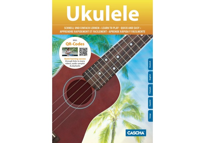 Cascha HH2049 Premium Tenorové ukulele Natural