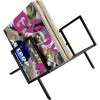 Muziker 7'' 10'' 12'' Vinyl Record Metal Assembly Display Holder Stolový stojan na LP platne