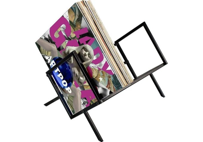 Muziker 7'' 10'' 12'' Vinyl Record Metal Assembly Display Holder Stolový stojan na LP platne