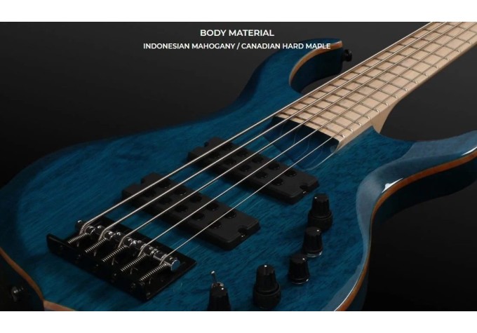 Sire Marcus Miller M2-5 2nd Gen Transparent Blue