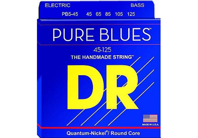 DR Strings PB5-45 Pure Blues Medium 5-String