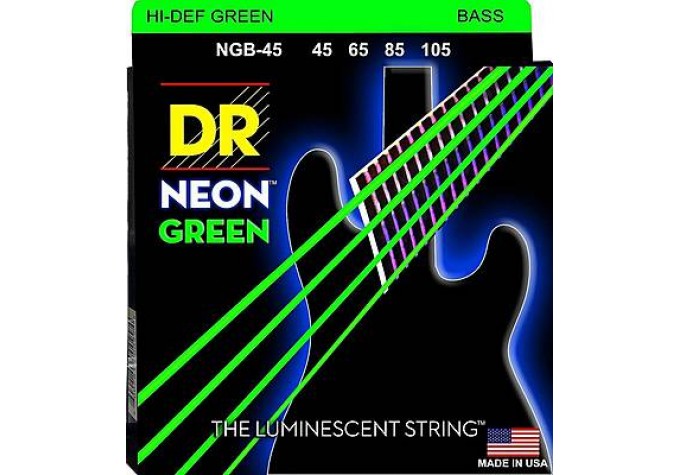 DR Strings DR Neon Green Pink 45