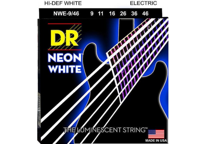 DR Strings NWE-9-46 White