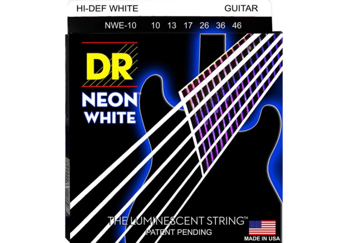 DR Strings NWE-10 White