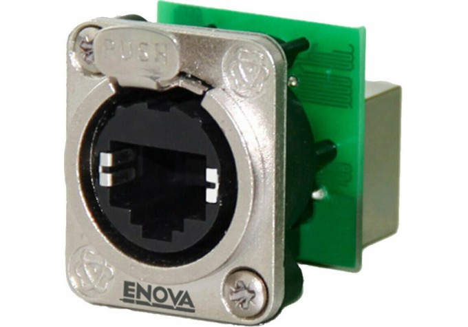 RJ45 chassis konektor Cat5e feed-through