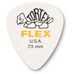 Trsátko / Brnkátko - brnkátko Tortex Flex Standard, hrúbka: 0,73 mm - žltý nápis (celé balenie = 72