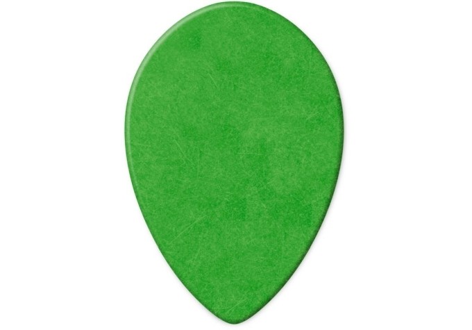 Trsátko / Brnkátko - brnkátko Tortex Small Tear Drop, hrúbka: 0,88 mm - zelené (celé balenie = 36 ks