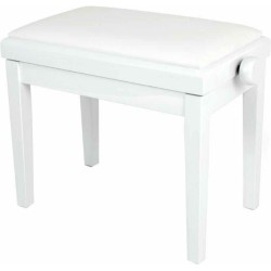 Piano lavica, Nastavitelna, Biela, Leskla