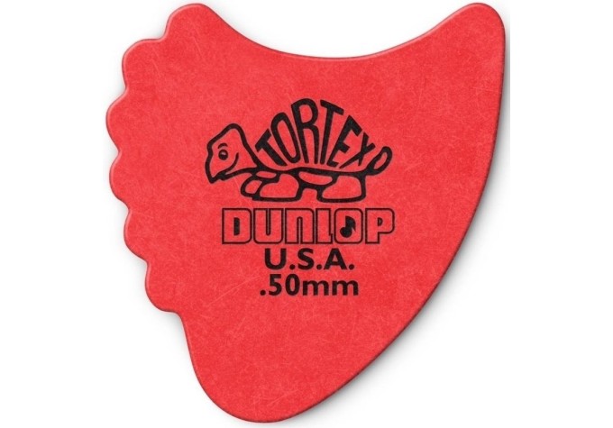 Trsátko / Brnkátko - brnkátko Tortex Fin, hrúbka: 0,50 mm - červené (celé balenie = 72 ks)