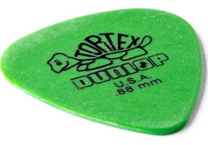 Trsátko / Brnkátko - brnkátka Tortex Standard (vrecko 12 ks) - hrúbka: 0,88 mm - zelené