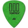 Trsátko / Brnkátko - brnkátko Tortex T III, hrúbka: 0,88 mm - zelené (celé balenie = 72 ks)