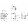 RJ45 chassis konektor Cat5e feed-through