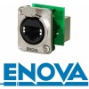 RJ45 chassis konektor Cat5e feed-through