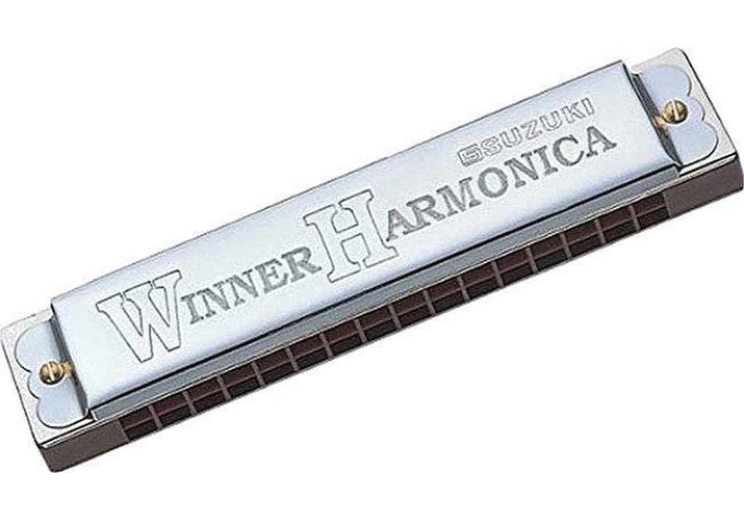 Diatonická ústna harmonika - Harmonika fúkacia, dvojradová, ladenie: C, 16 dierková, séria Winner