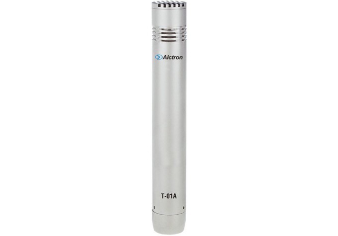 mikrofón kondenzátorový - tužka s 22 mm pozlátenou kapsulou - strieborný