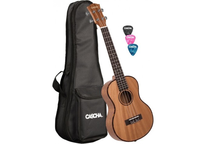 Cascha HH2048 Premium Tenorové ukulele Natural