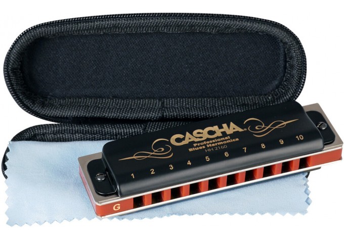 Cascha HH 2160 Professional Blues G Diatonická ústna harmonika